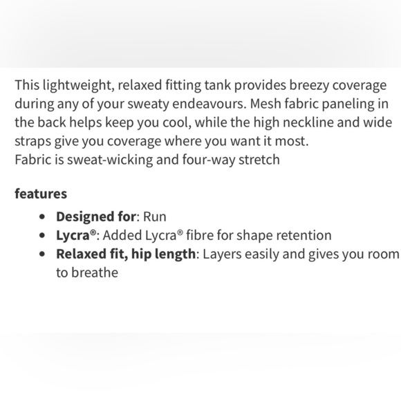 Lululemon sz 8 Sculpt Tank II Black Sleeveless Women's Top great condition - Picture 11 of 11